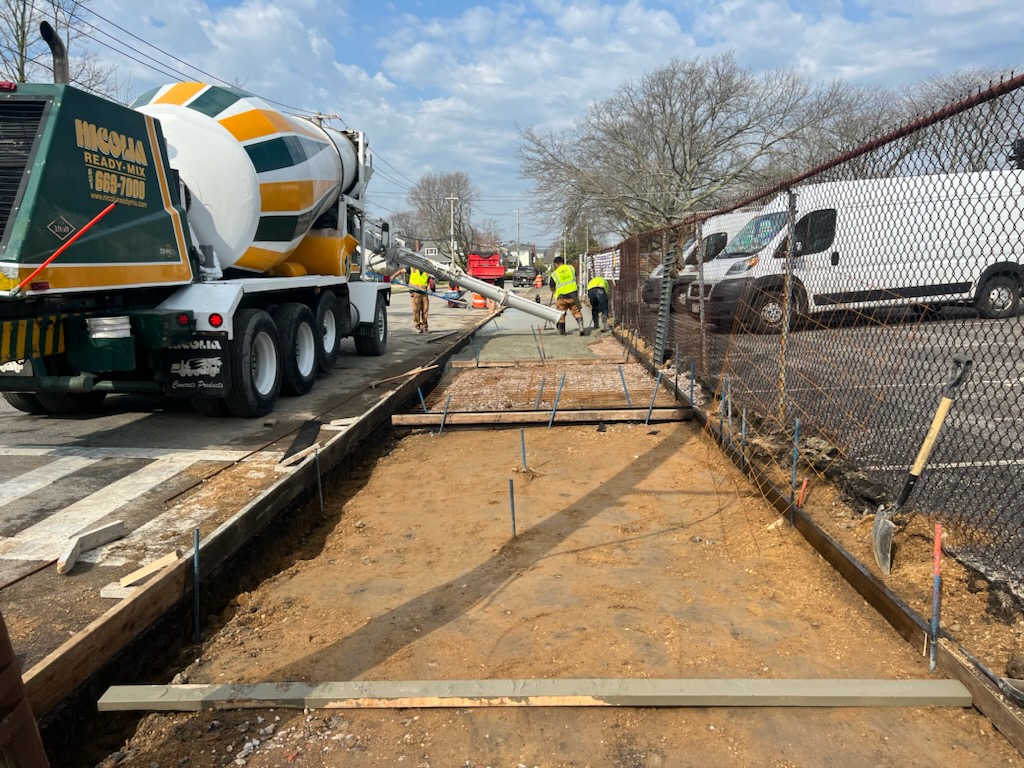 Concrete Being Poured