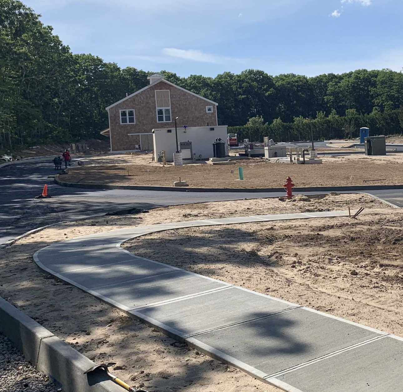 Cement Walkway